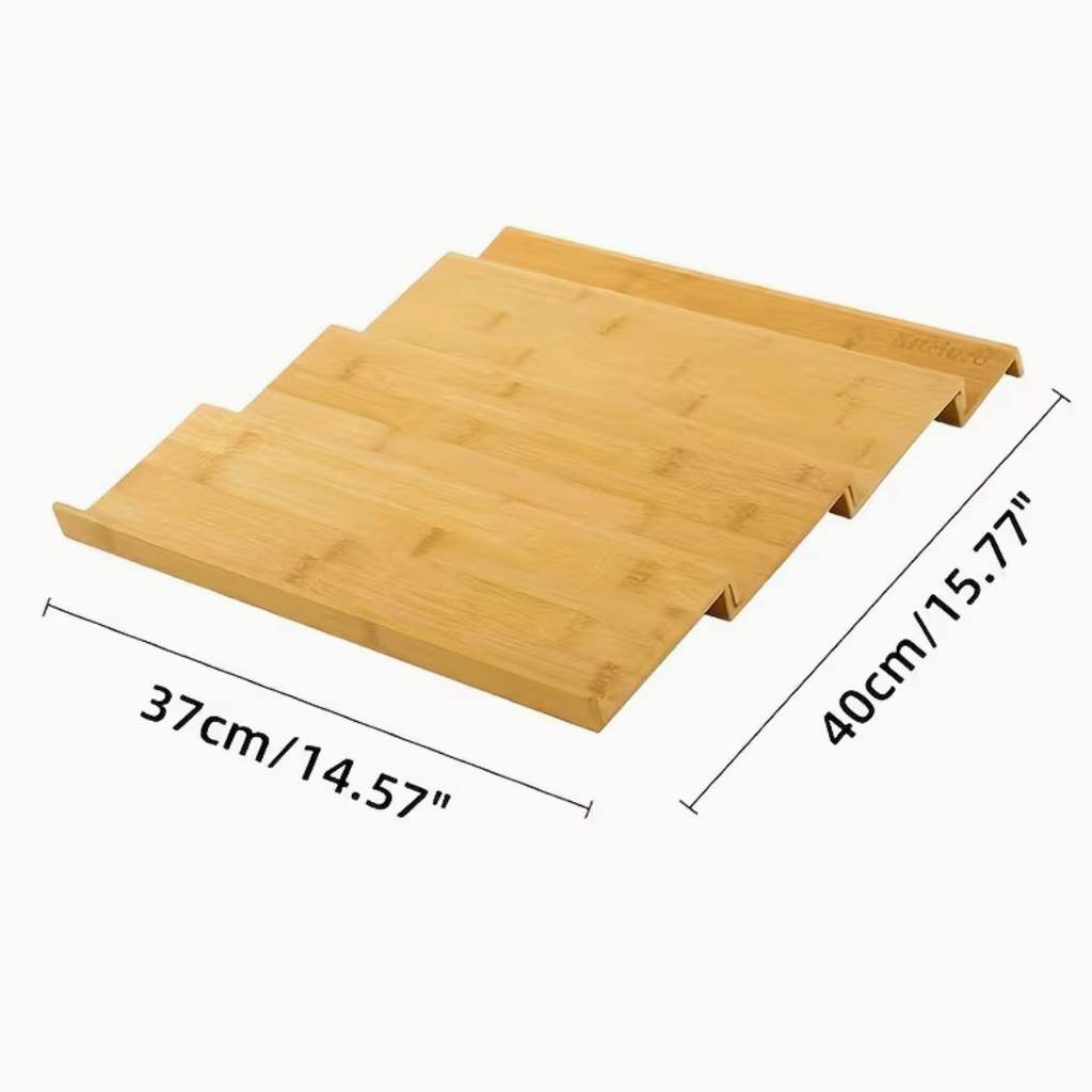 Bamboo spice organizer